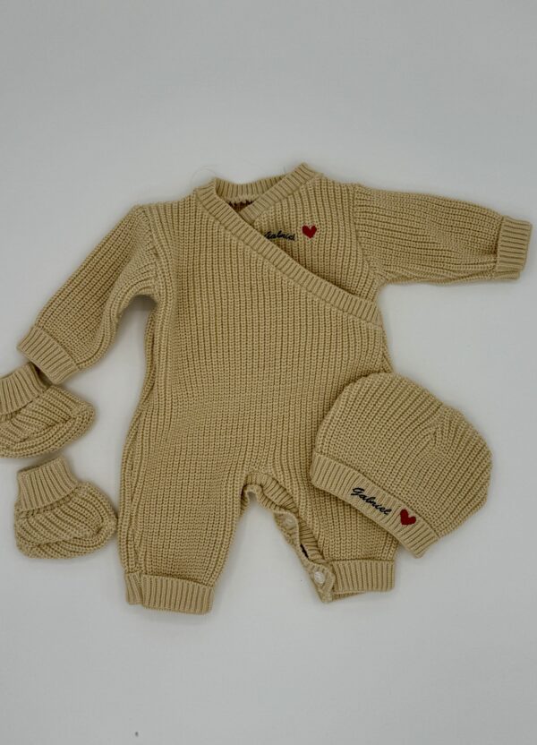 Ensemble pyjama brodé 3 pièces et couverture – Image 4
